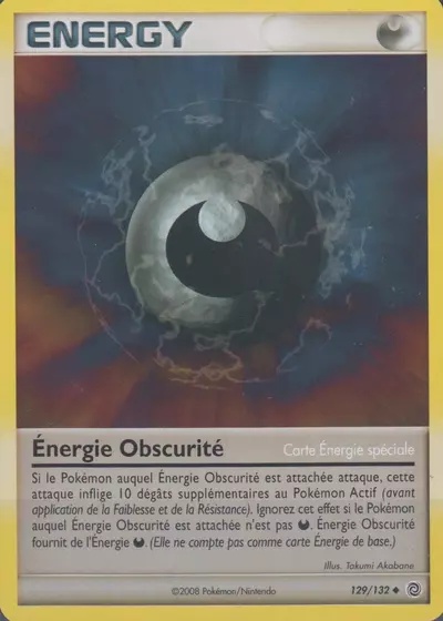 Énergie Obscurité card