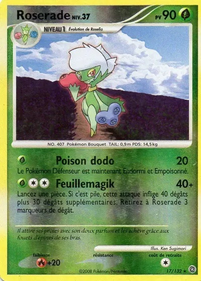 Roserade card