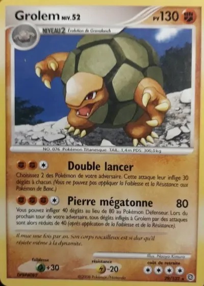 Grolem card