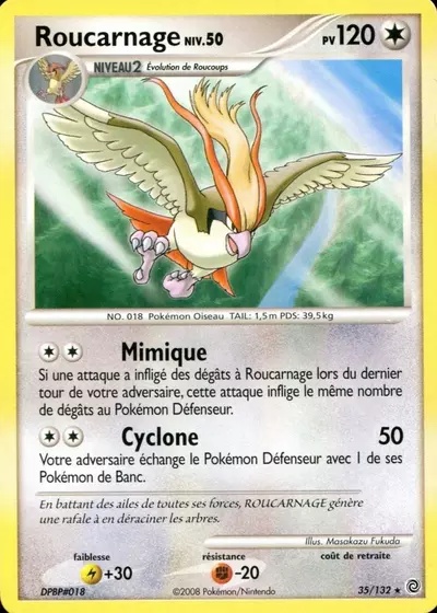 Roucarnage card