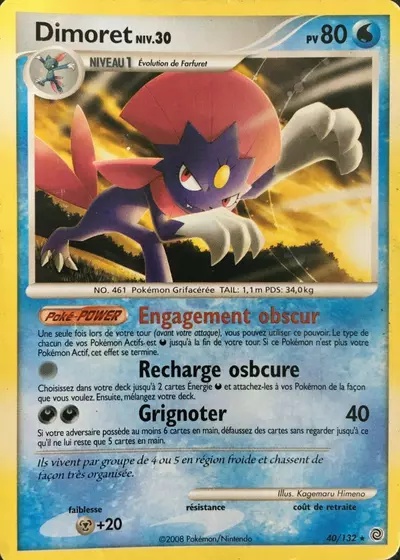 Dimoret card