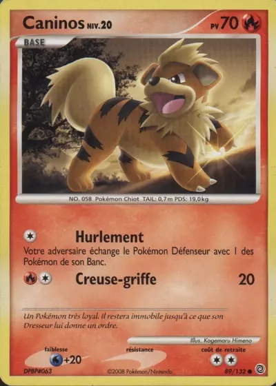 Caninos card
