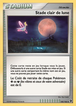 Stade clair de lune card