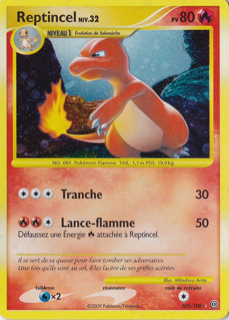Reptincel card