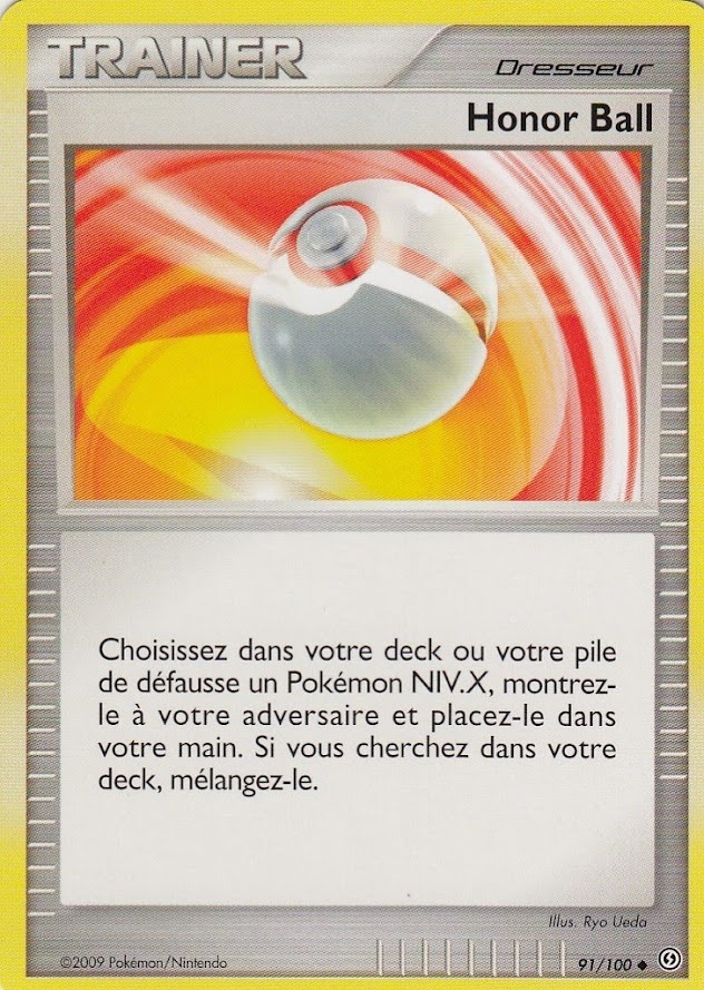 Honor ball card