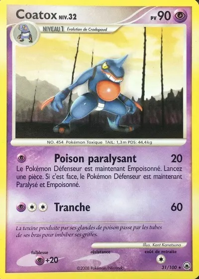 Coatox card