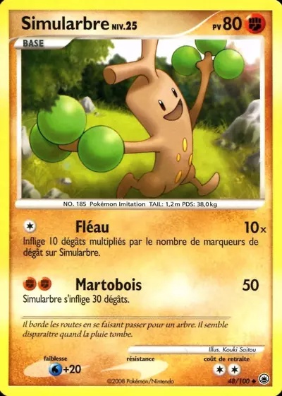 Simularbre card