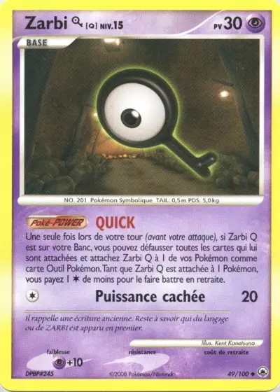 Zarbi Q card