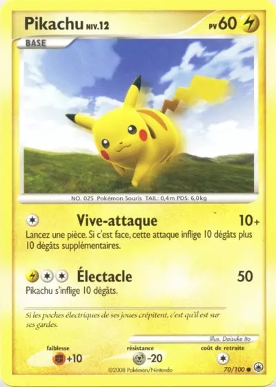 Pikachu card
