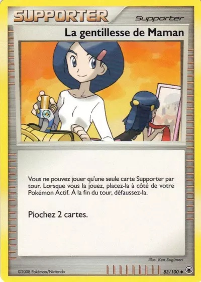 La gentillesse de Maman card