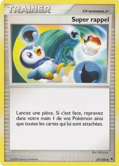 Super rappel card