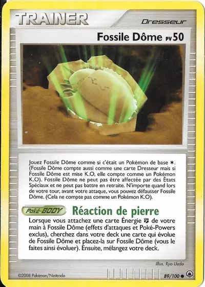 Fossile Dôme card