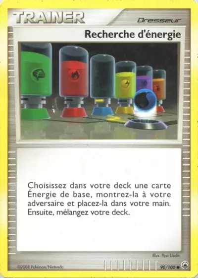 Recherche d'énergie card
