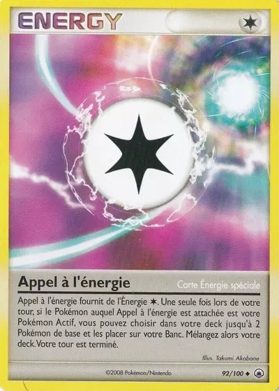 Appel à l'énergie card