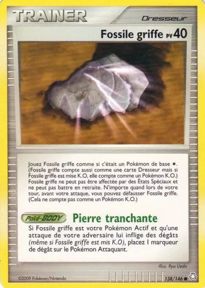 Fossile griffe card