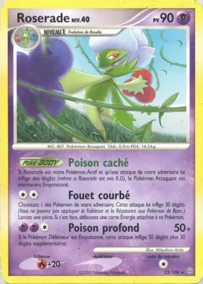 Roserade card