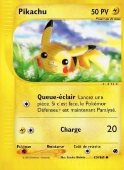 Pikachu card