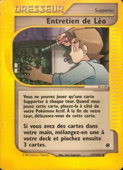 Entretien de Léo card
