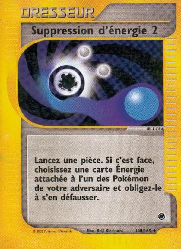 Suppression d'énergie 2 card