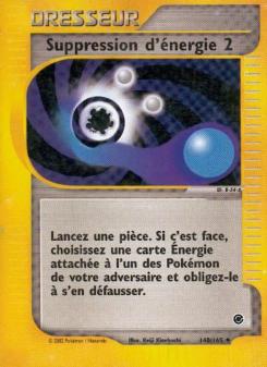 Suppression d'énergie 2 card