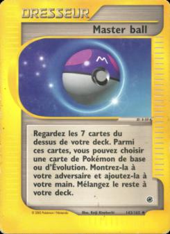 Master ball card