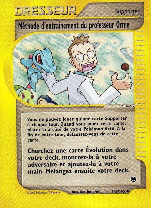 Méthode d'entraînement du professeur Orme card