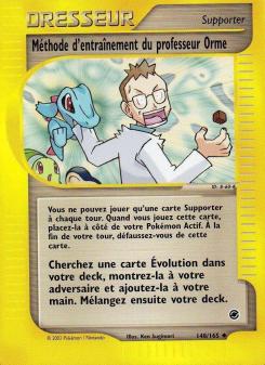 Méthode d'entraînement du professeur Orme card