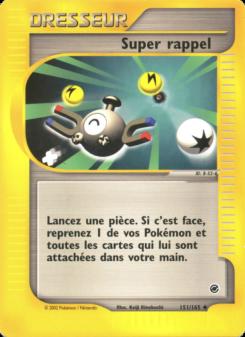 Super rappel card
