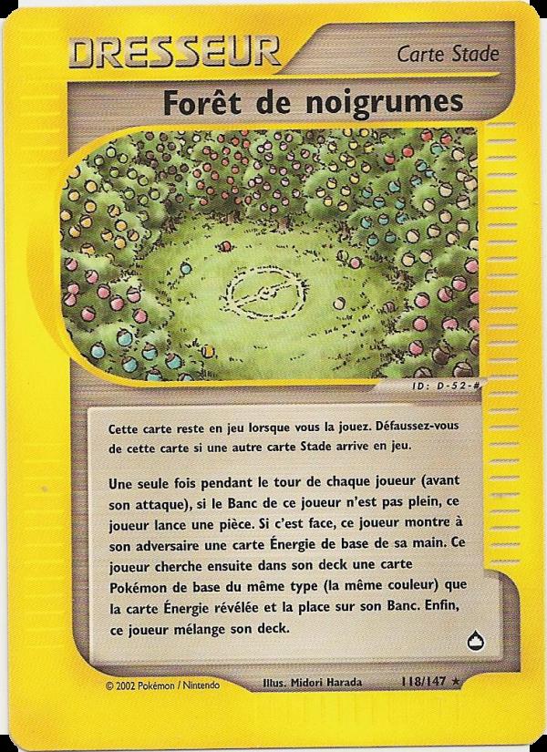 Forêt de noigrumes card