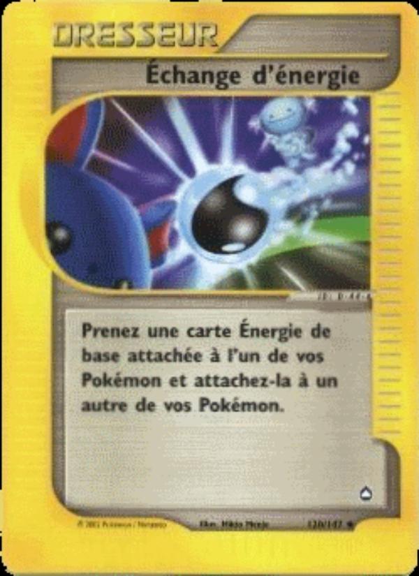 Échange d'énergie card