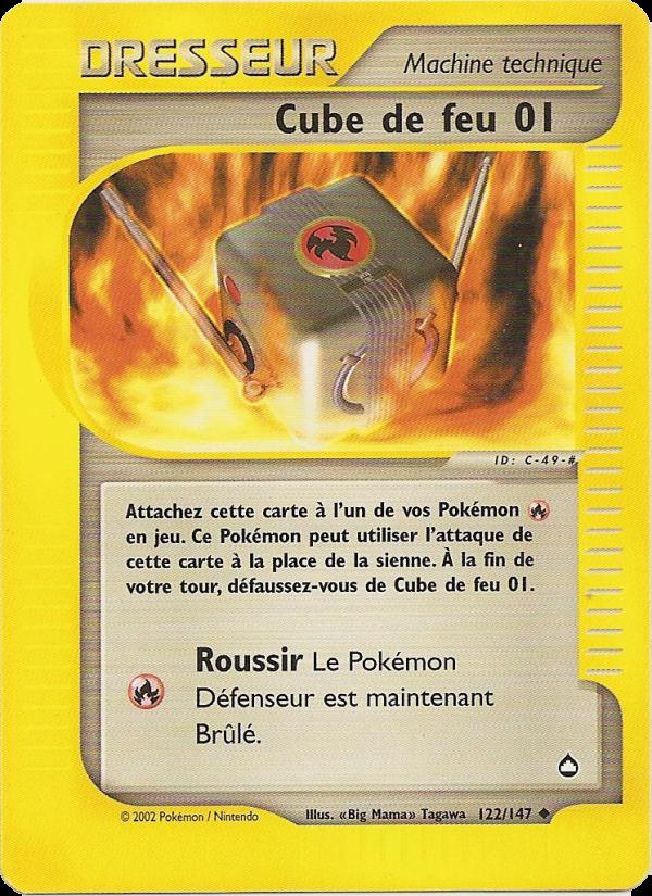 Cube de feu 01 card