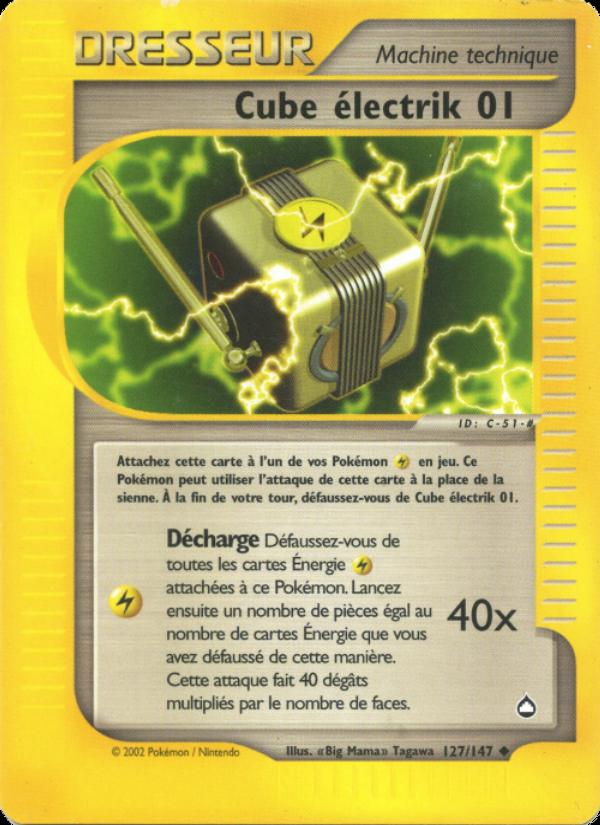Cube électrik 01 card