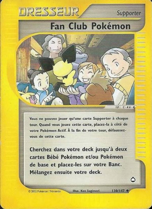 Fan Club Pokémon card