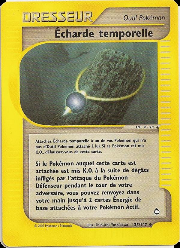 Écharde temporelle card