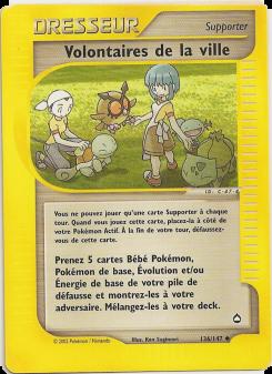 Volontaires de la ville card