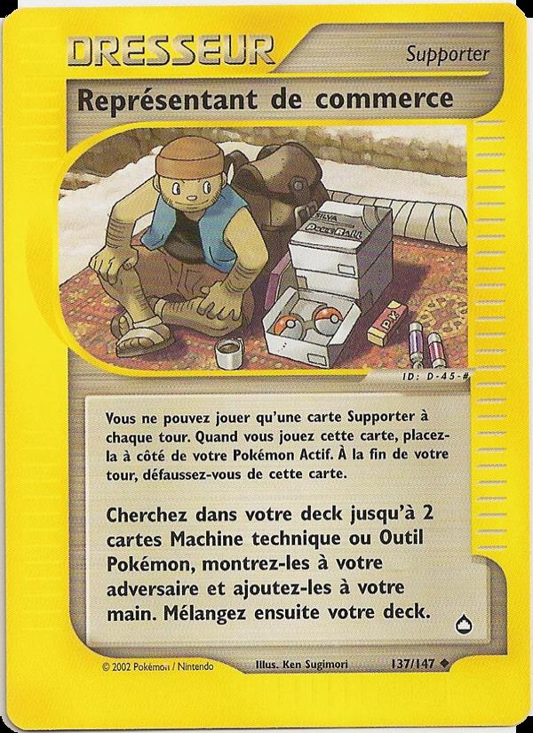 Représentant de commerce card