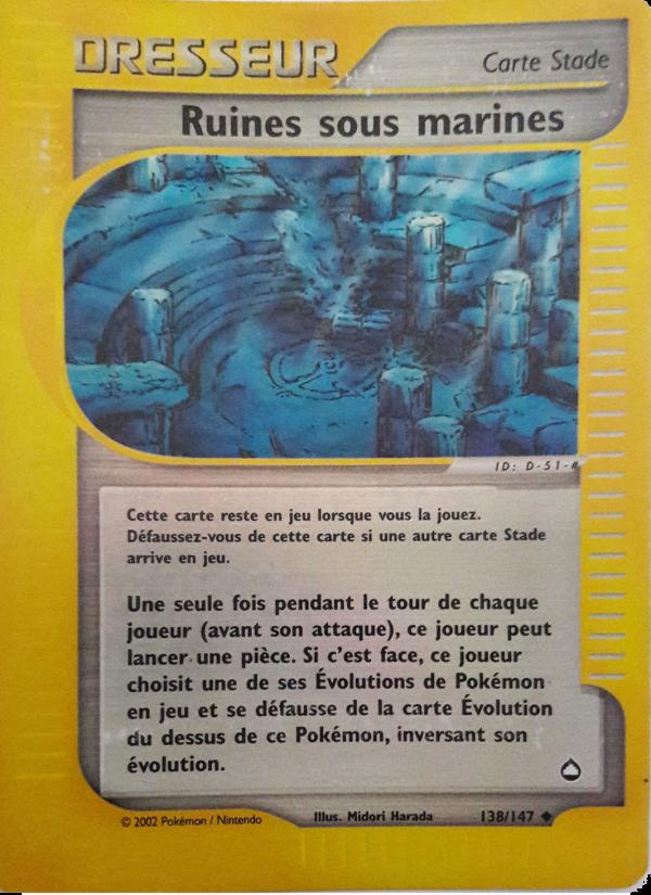 Ruines sous marines card