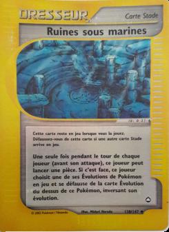 Ruines sous marines card