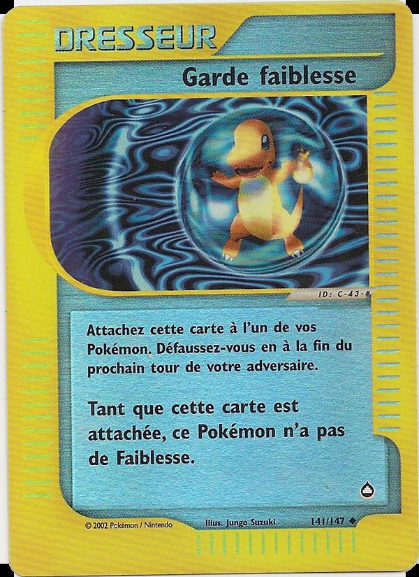 Garde faiblesse card
