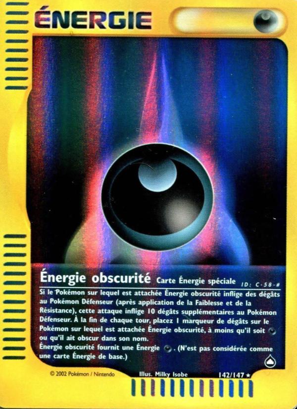 Énergie obscurité card
