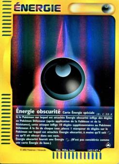 Énergie obscurité card
