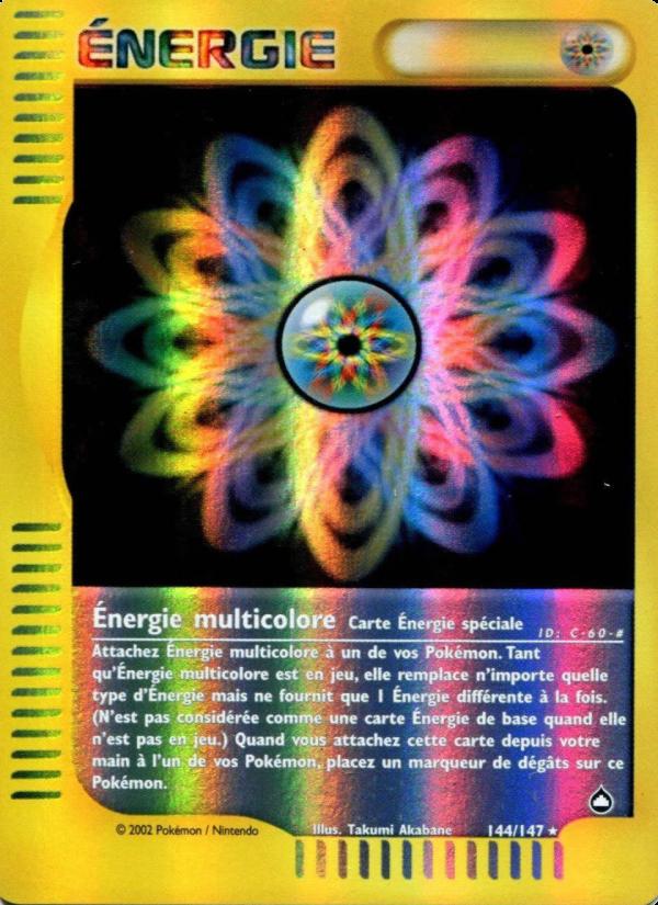 Énergie multicolore card