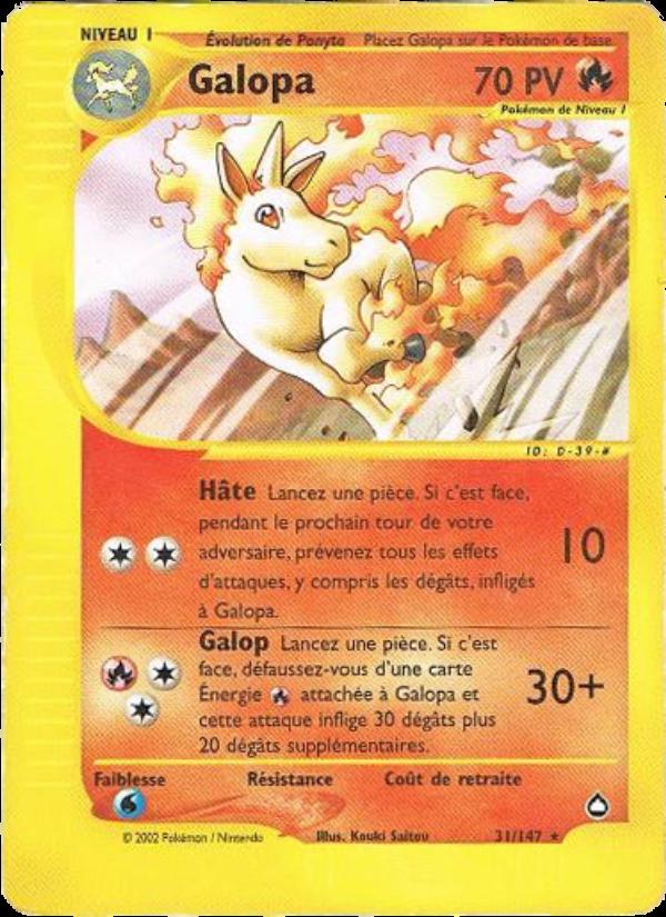 Galopa card