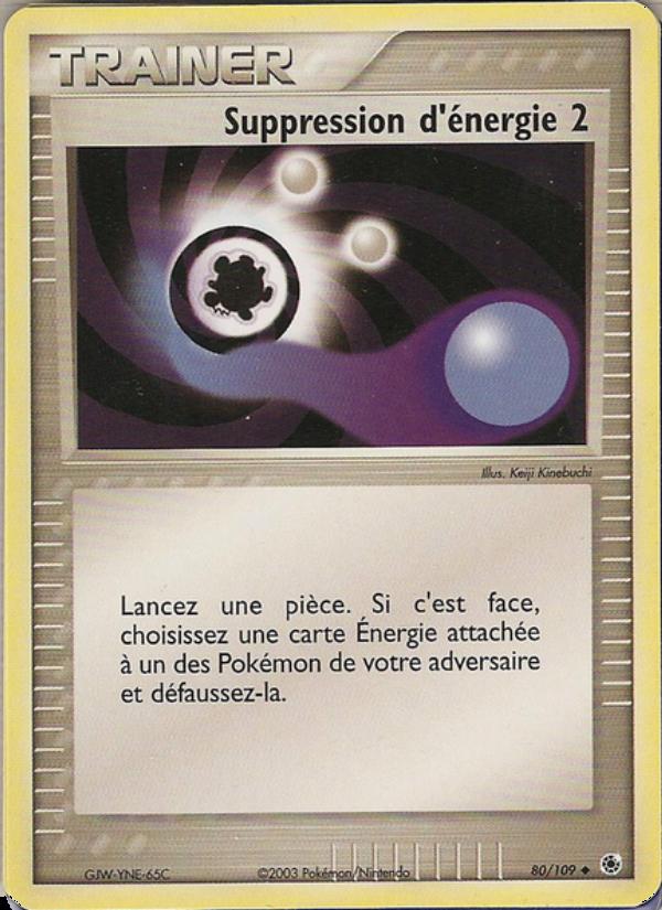 Suppression d'énergie 2 card