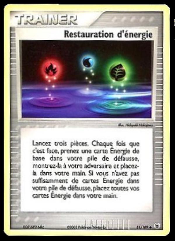 Restauration d'énergie card