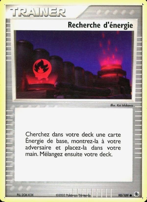 Recherche d'énergie card