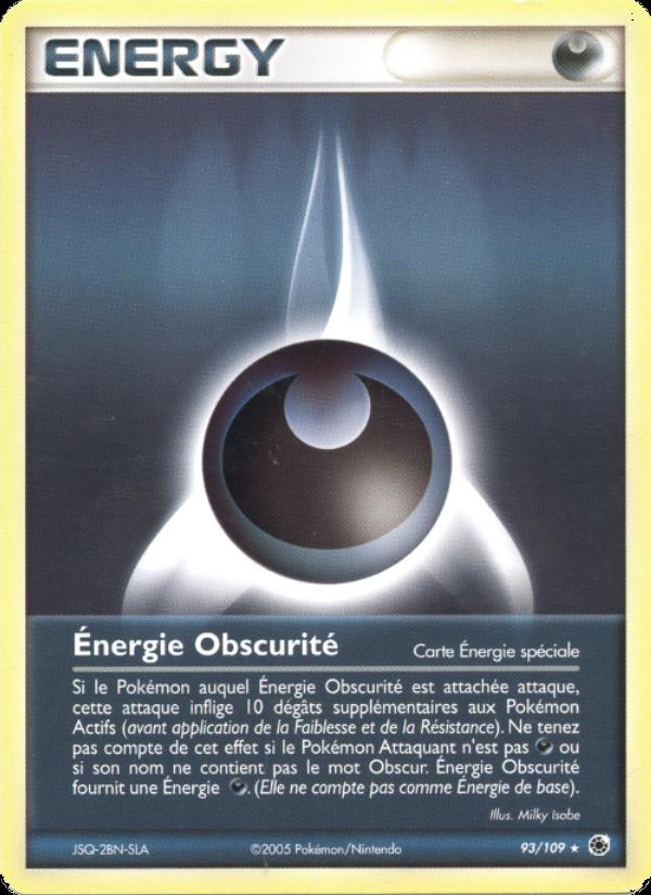 Énergie Obscurité card