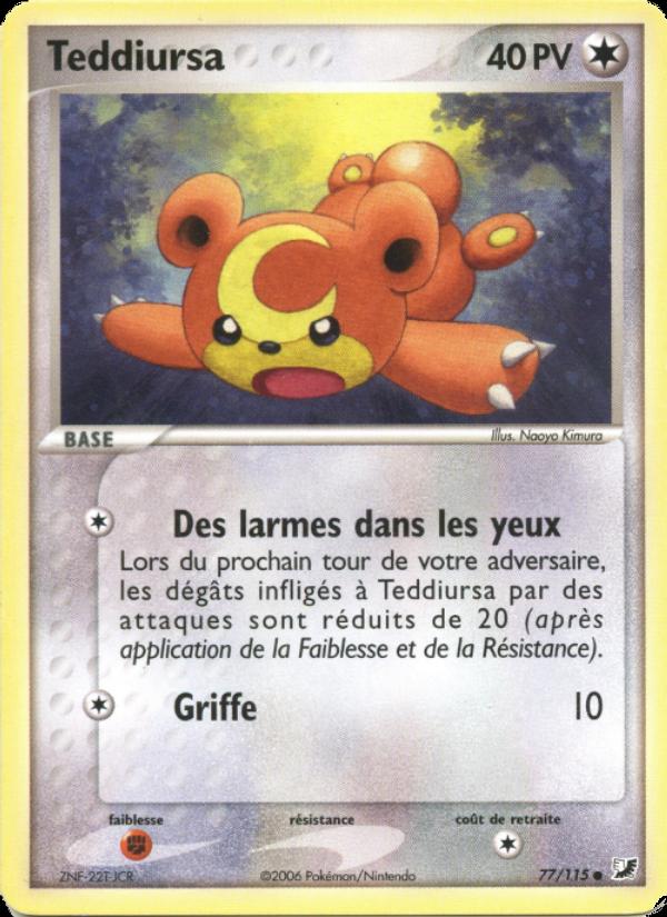Teddiursa card