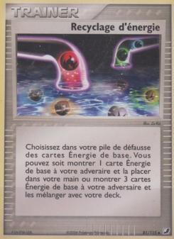 Recyclage d'énergie card