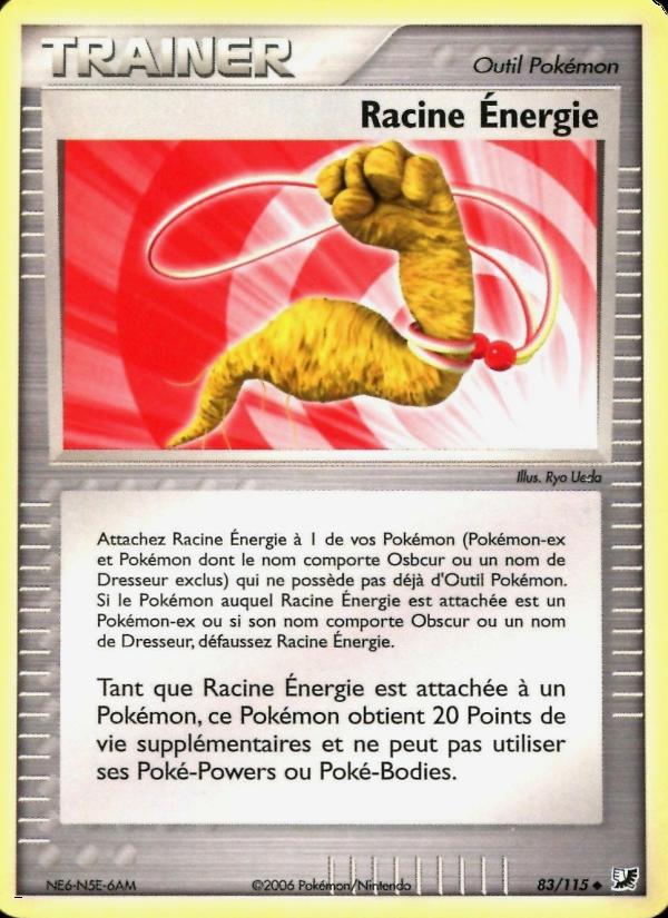 Racine Énergie card